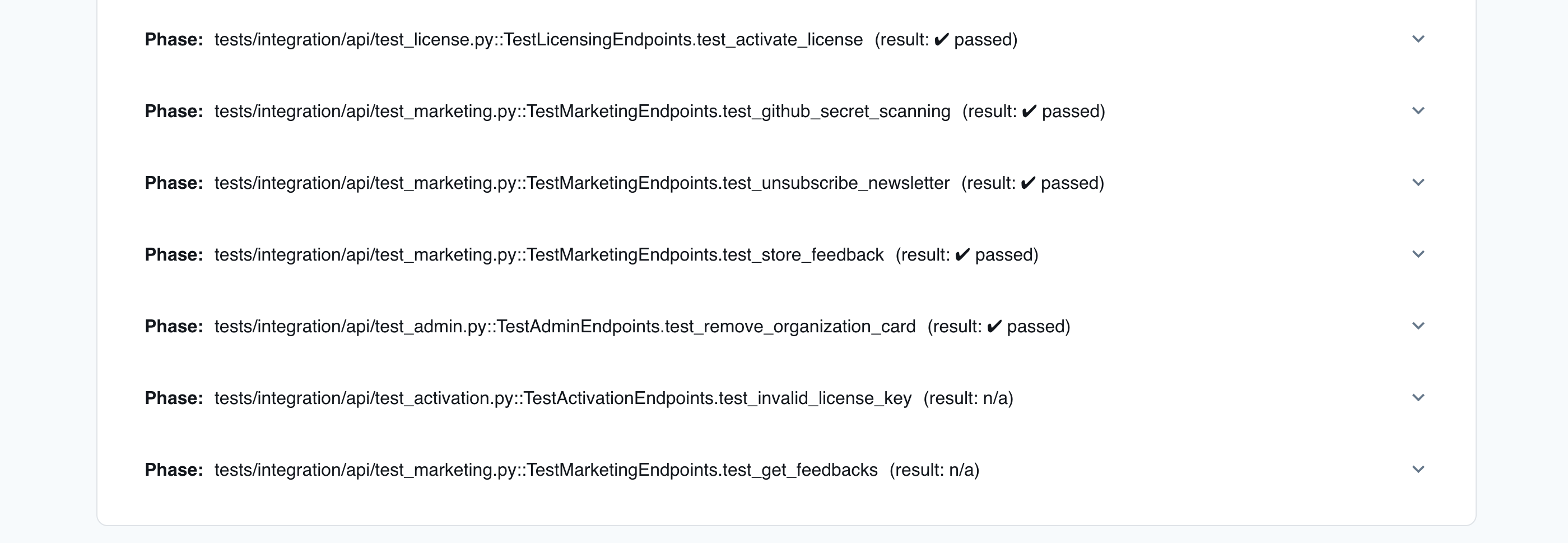 Request/Response Traces Test